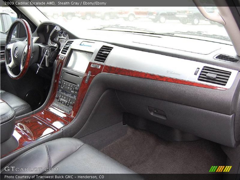 Stealth Gray / Ebony/Ebony 2009 Cadillac Escalade AWD