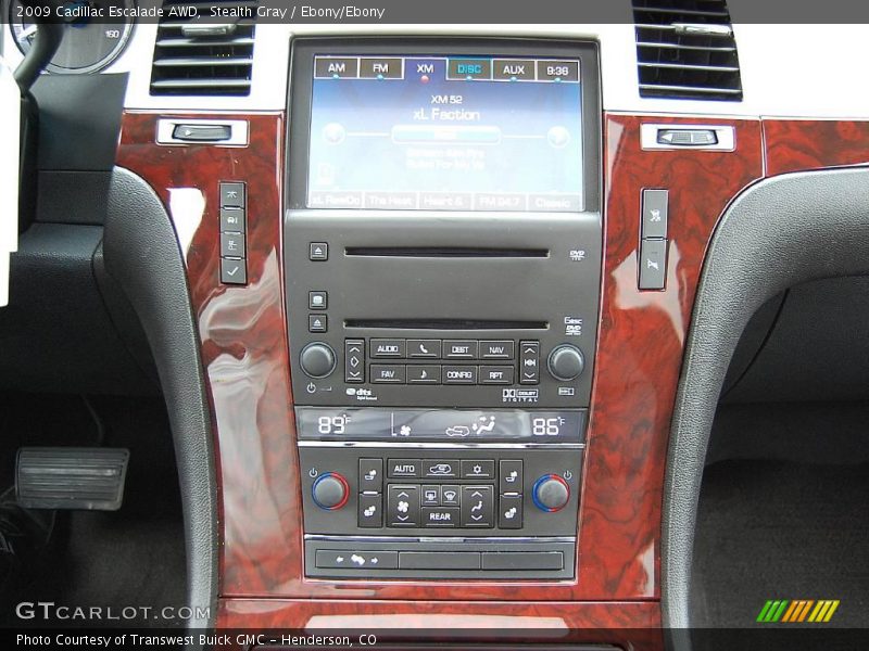 Stealth Gray / Ebony/Ebony 2009 Cadillac Escalade AWD