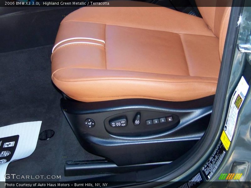 Highland Green Metallic / Terracotta 2006 BMW X3 3.0i