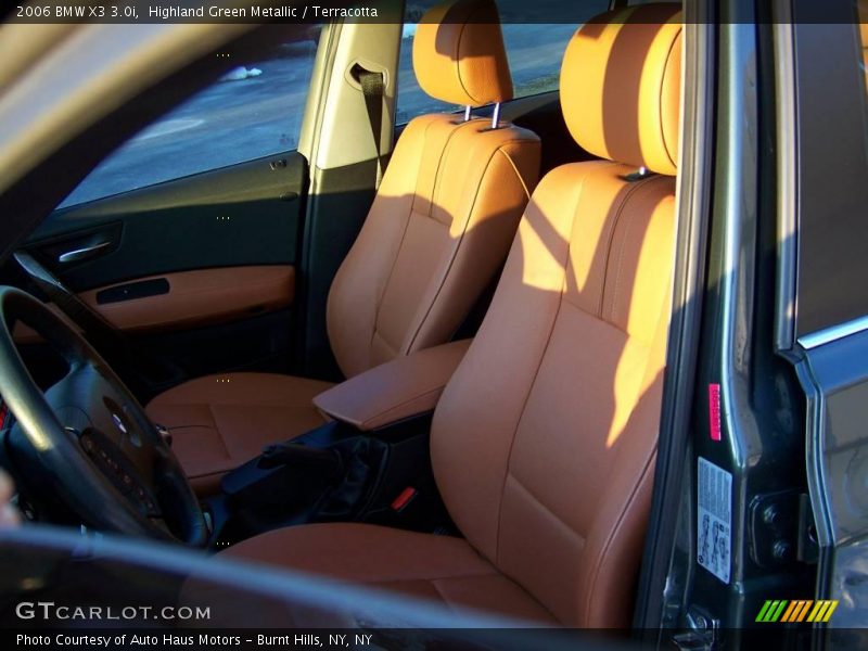 Highland Green Metallic / Terracotta 2006 BMW X3 3.0i