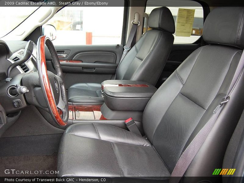 Stealth Gray / Ebony/Ebony 2009 Cadillac Escalade AWD