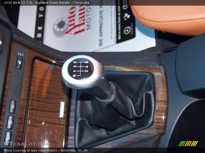 Highland Green Metallic / Terracotta 2006 BMW X3 3.0i