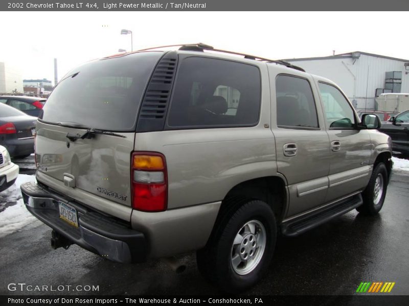 Light Pewter Metallic / Tan/Neutral 2002 Chevrolet Tahoe LT 4x4