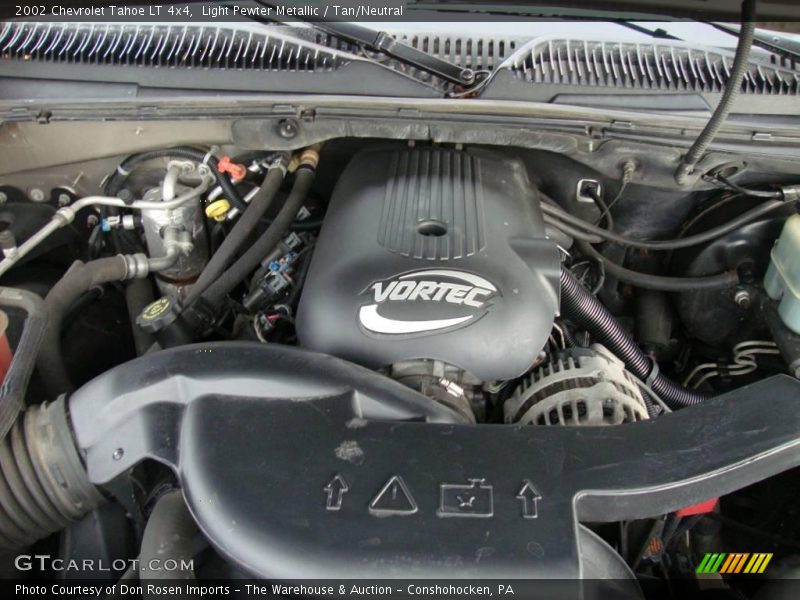 Light Pewter Metallic / Tan/Neutral 2002 Chevrolet Tahoe LT 4x4