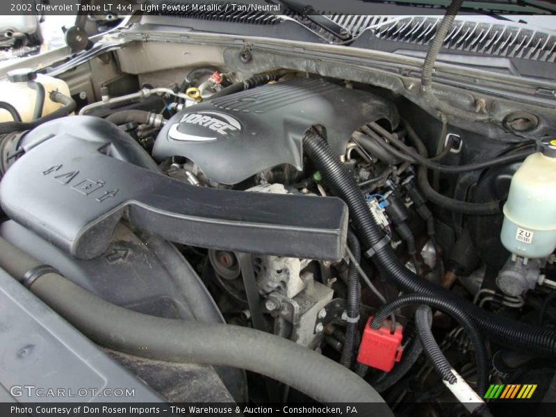 Light Pewter Metallic / Tan/Neutral 2002 Chevrolet Tahoe LT 4x4