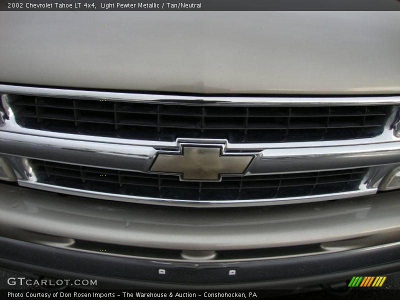 Light Pewter Metallic / Tan/Neutral 2002 Chevrolet Tahoe LT 4x4