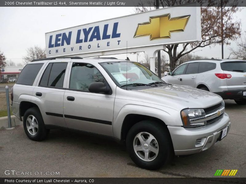 Silverstone Metallic / Light Gray 2006 Chevrolet TrailBlazer LS 4x4
