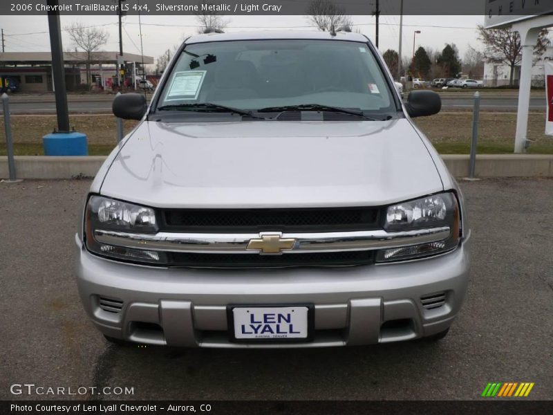 Silverstone Metallic / Light Gray 2006 Chevrolet TrailBlazer LS 4x4