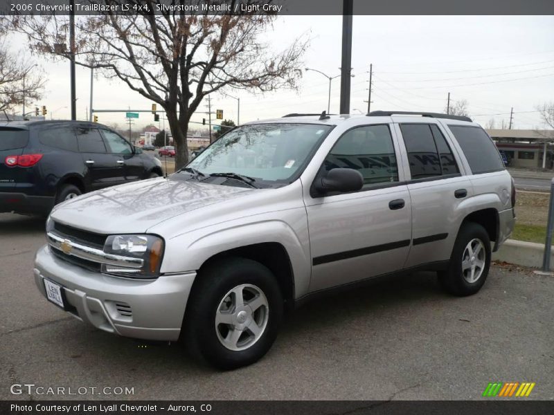 Silverstone Metallic / Light Gray 2006 Chevrolet TrailBlazer LS 4x4