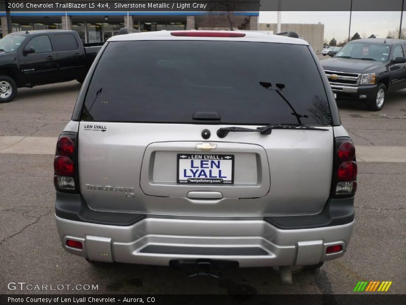Silverstone Metallic / Light Gray 2006 Chevrolet TrailBlazer LS 4x4