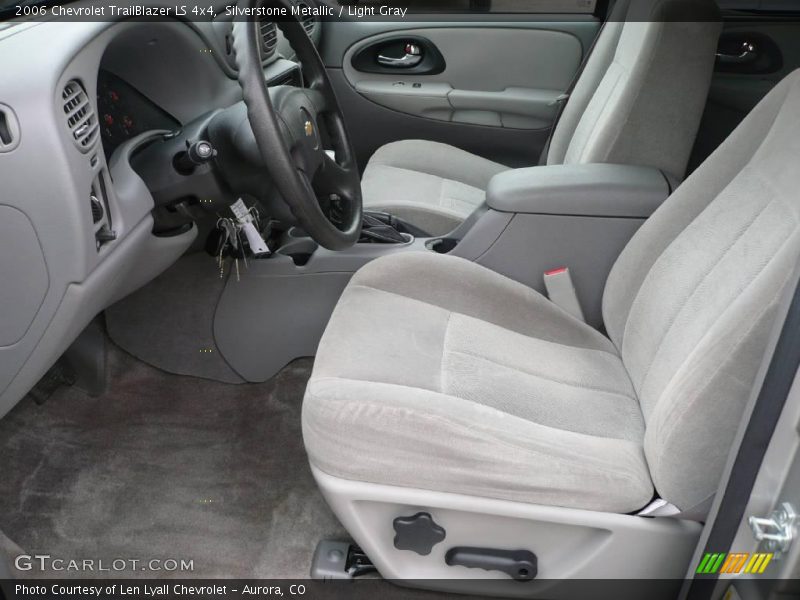 Silverstone Metallic / Light Gray 2006 Chevrolet TrailBlazer LS 4x4