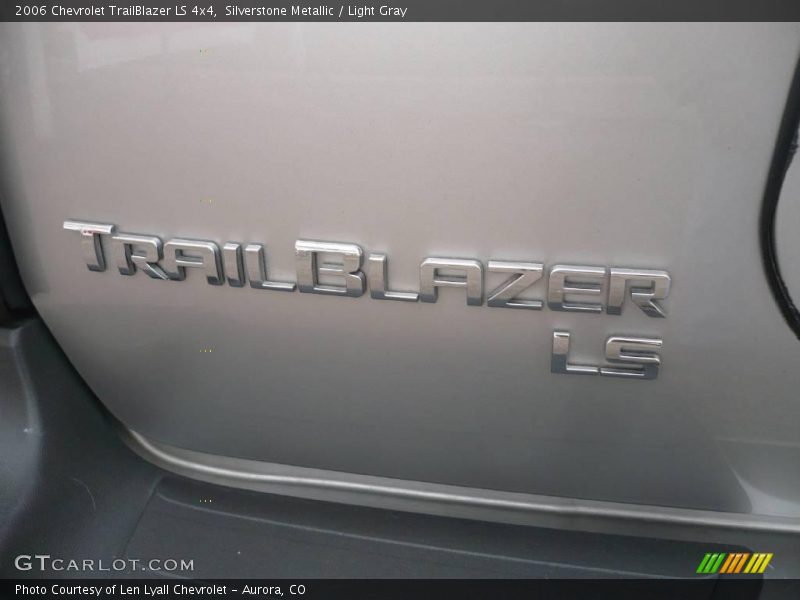 Silverstone Metallic / Light Gray 2006 Chevrolet TrailBlazer LS 4x4