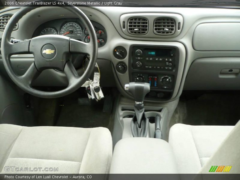 Silverstone Metallic / Light Gray 2006 Chevrolet TrailBlazer LS 4x4