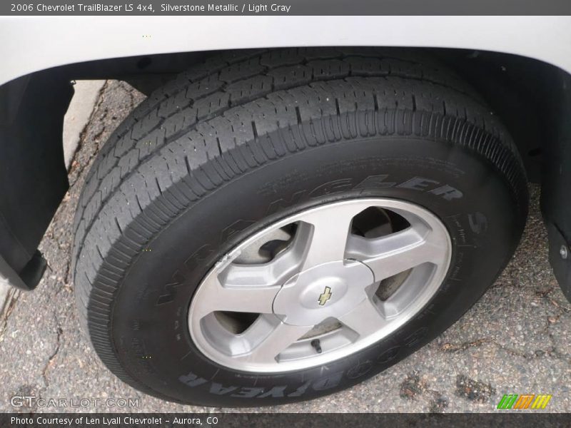 Silverstone Metallic / Light Gray 2006 Chevrolet TrailBlazer LS 4x4
