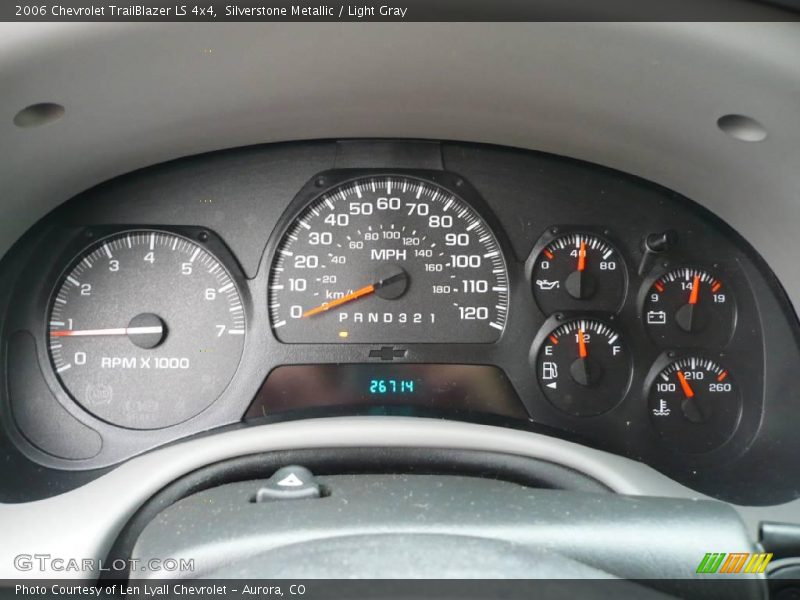 Silverstone Metallic / Light Gray 2006 Chevrolet TrailBlazer LS 4x4