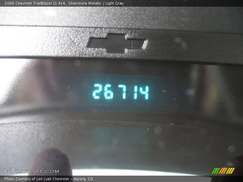 Silverstone Metallic / Light Gray 2006 Chevrolet TrailBlazer LS 4x4