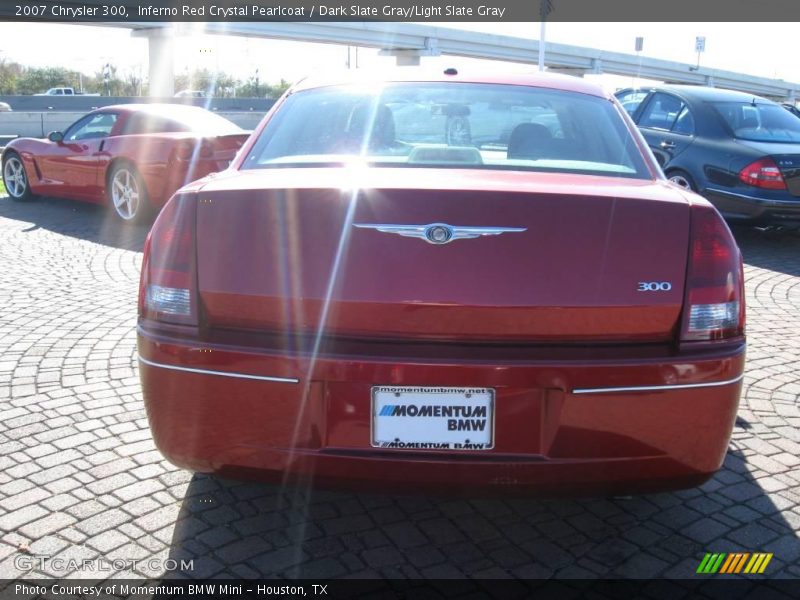 Inferno Red Crystal Pearlcoat / Dark Slate Gray/Light Slate Gray 2007 Chrysler 300
