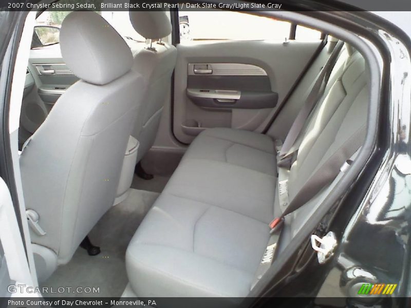 Brilliant Black Crystal Pearl / Dark Slate Gray/Light Slate Gray 2007 Chrysler Sebring Sedan