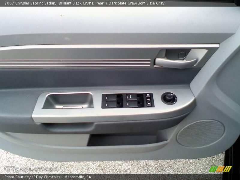 Brilliant Black Crystal Pearl / Dark Slate Gray/Light Slate Gray 2007 Chrysler Sebring Sedan