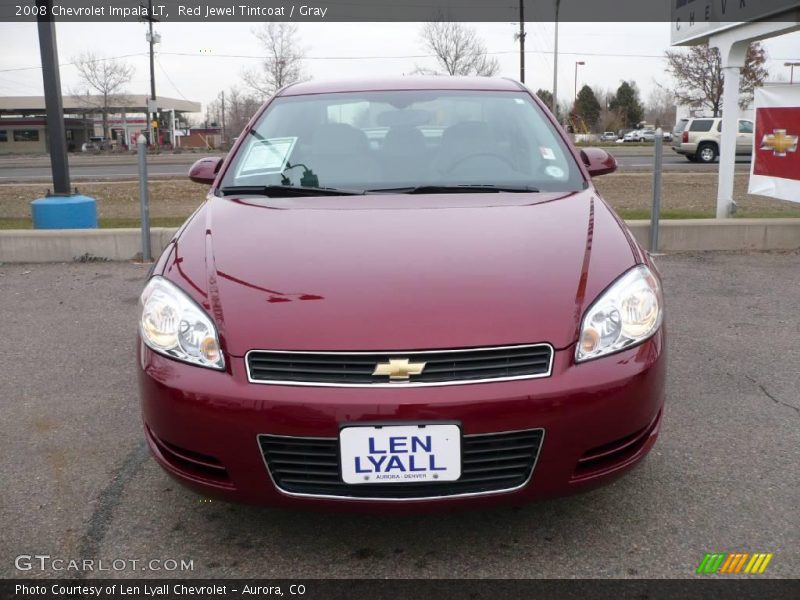 Red Jewel Tintcoat / Gray 2008 Chevrolet Impala LT