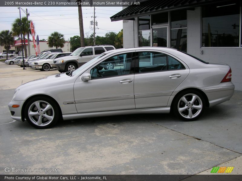 Iridium Silver Metallic / Ash 2005 Mercedes-Benz C 230 Kompressor Sedan