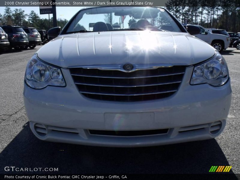 Stone White / Dark Slate Gray/Light Slate Gray 2008 Chrysler Sebring LX Convertible