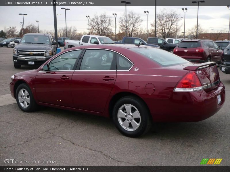 Red Jewel Tintcoat / Gray 2008 Chevrolet Impala LT