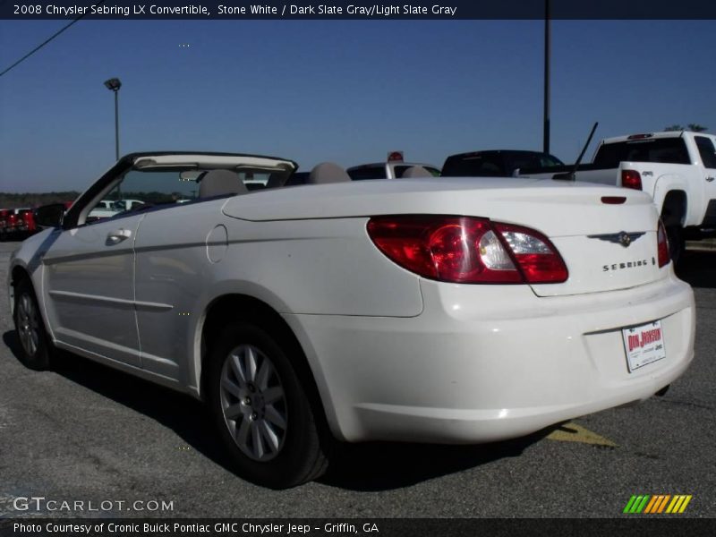 Stone White / Dark Slate Gray/Light Slate Gray 2008 Chrysler Sebring LX Convertible