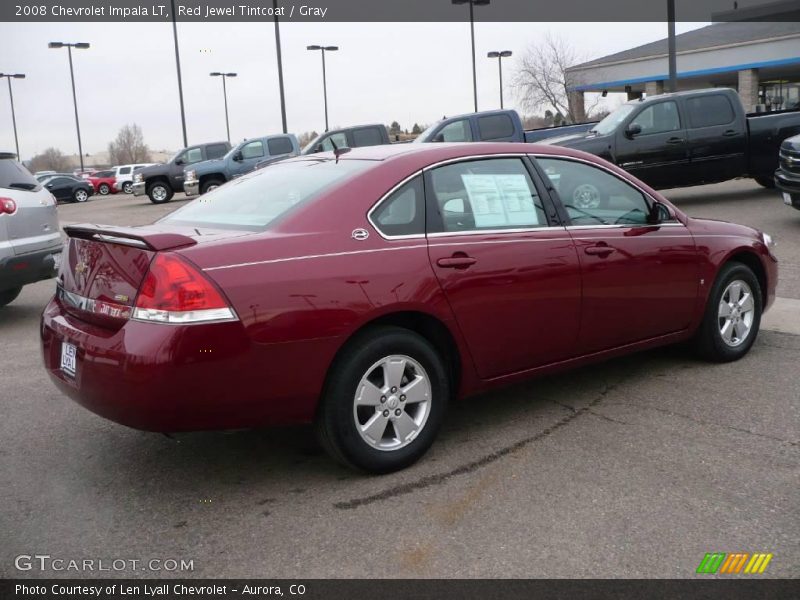 Red Jewel Tintcoat / Gray 2008 Chevrolet Impala LT