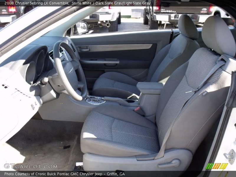 Stone White / Dark Slate Gray/Light Slate Gray 2008 Chrysler Sebring LX Convertible