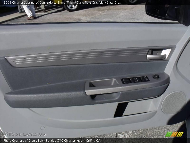 Stone White / Dark Slate Gray/Light Slate Gray 2008 Chrysler Sebring LX Convertible