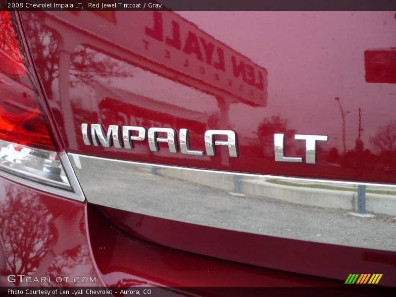 Red Jewel Tintcoat / Gray 2008 Chevrolet Impala LT