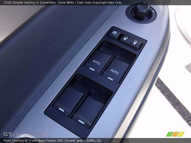 Stone White / Dark Slate Gray/Light Slate Gray 2008 Chrysler Sebring LX Convertible