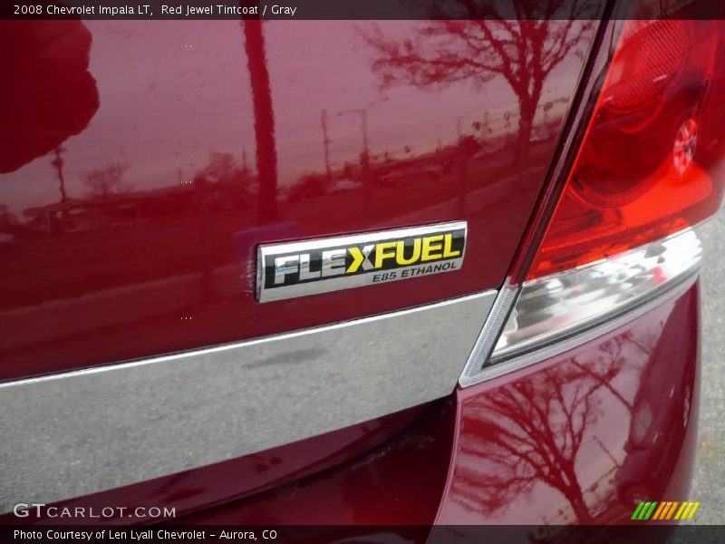 Red Jewel Tintcoat / Gray 2008 Chevrolet Impala LT