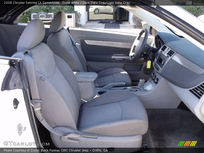 Stone White / Dark Slate Gray/Light Slate Gray 2008 Chrysler Sebring LX Convertible