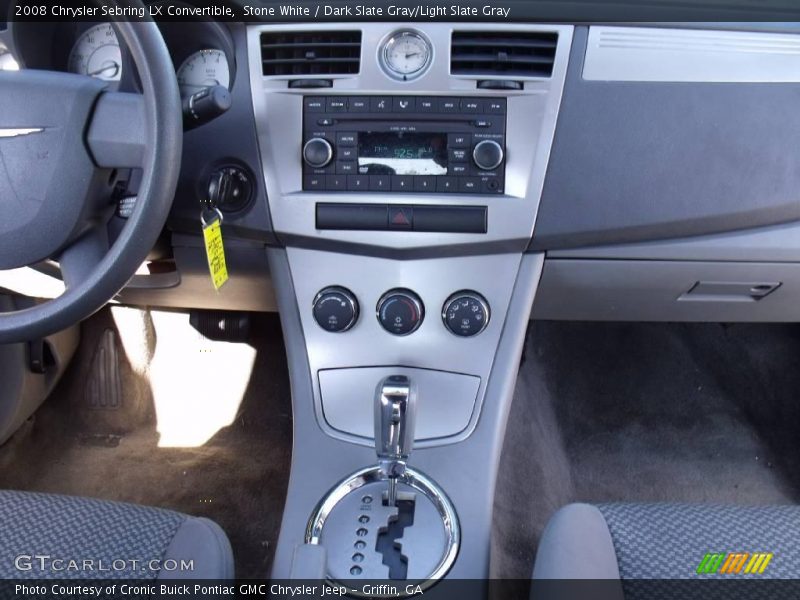 Stone White / Dark Slate Gray/Light Slate Gray 2008 Chrysler Sebring LX Convertible