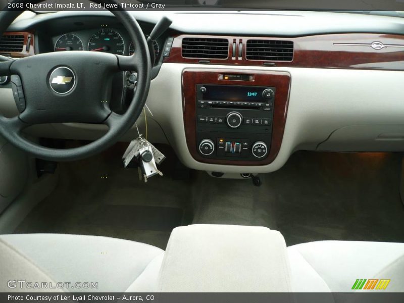 Red Jewel Tintcoat / Gray 2008 Chevrolet Impala LT