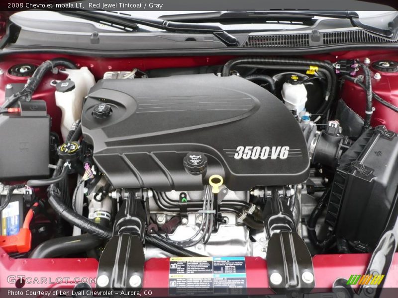 Red Jewel Tintcoat / Gray 2008 Chevrolet Impala LT