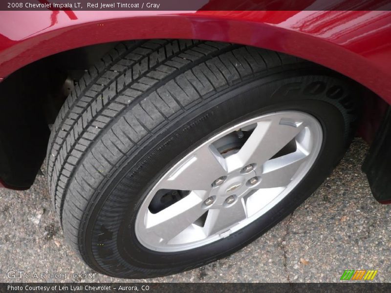 Red Jewel Tintcoat / Gray 2008 Chevrolet Impala LT