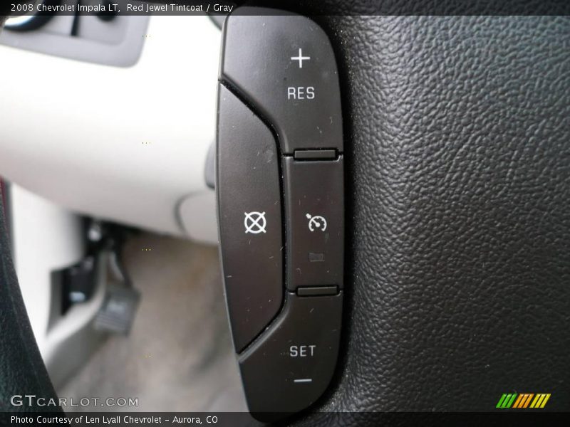 Red Jewel Tintcoat / Gray 2008 Chevrolet Impala LT