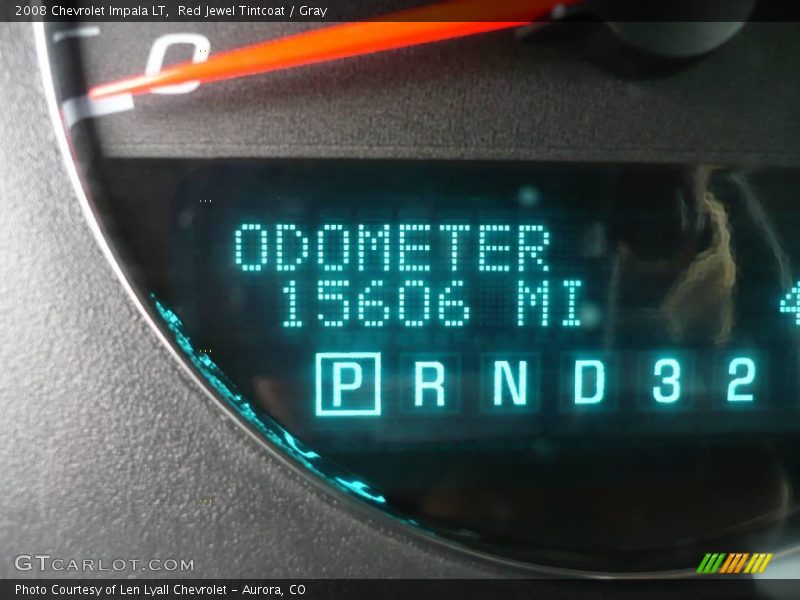Red Jewel Tintcoat / Gray 2008 Chevrolet Impala LT