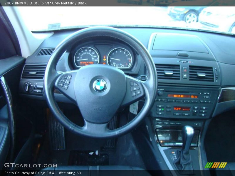 Silver Grey Metallic / Black 2007 BMW X3 3.0si