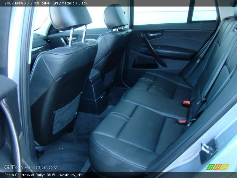 Silver Grey Metallic / Black 2007 BMW X3 3.0si