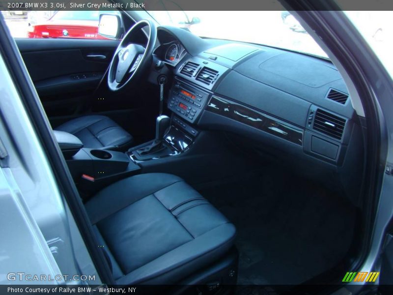Silver Grey Metallic / Black 2007 BMW X3 3.0si