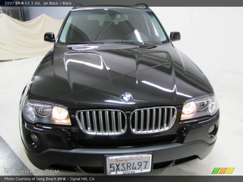 Jet Black / Black 2007 BMW X3 3.0si