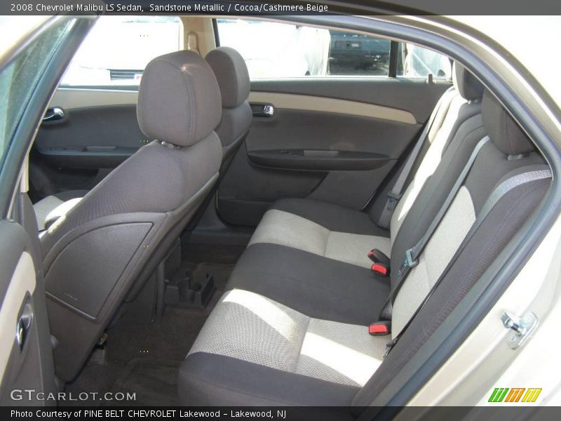 Sandstone Metallic / Cocoa/Cashmere Beige 2008 Chevrolet Malibu LS Sedan