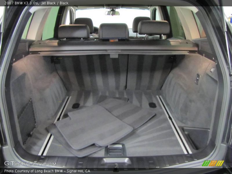 Jet Black / Black 2007 BMW X3 3.0si