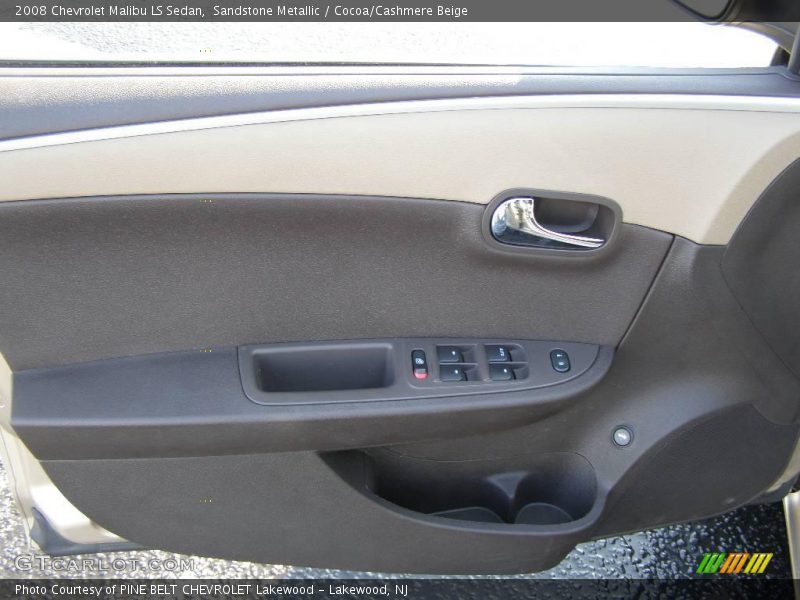 Sandstone Metallic / Cocoa/Cashmere Beige 2008 Chevrolet Malibu LS Sedan