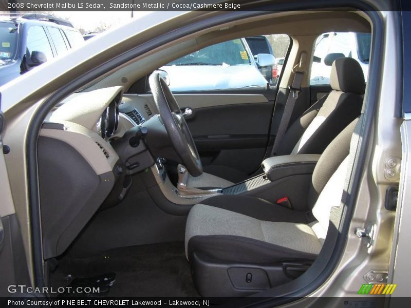 Sandstone Metallic / Cocoa/Cashmere Beige 2008 Chevrolet Malibu LS Sedan