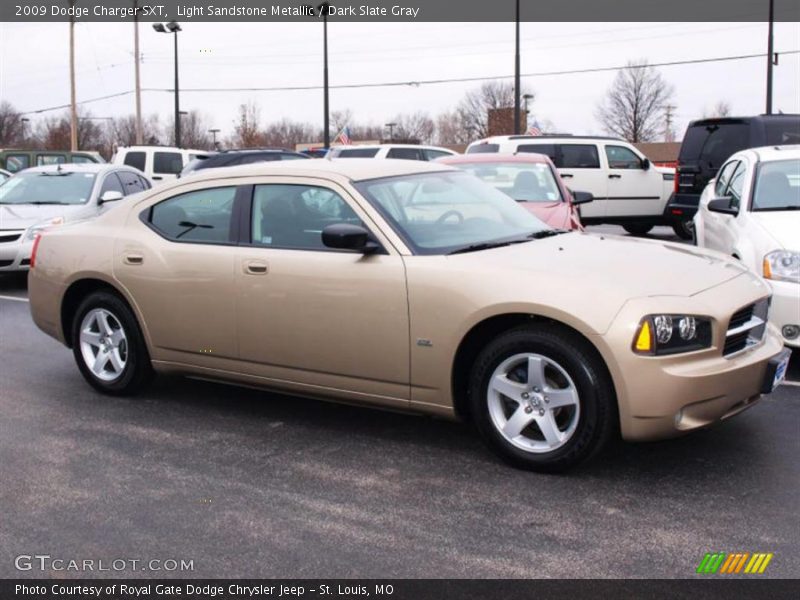 Light Sandstone Metallic / Dark Slate Gray 2009 Dodge Charger SXT